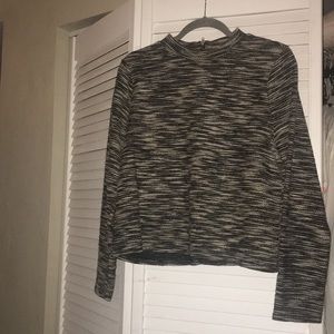 H&M cropped mock turtleneck